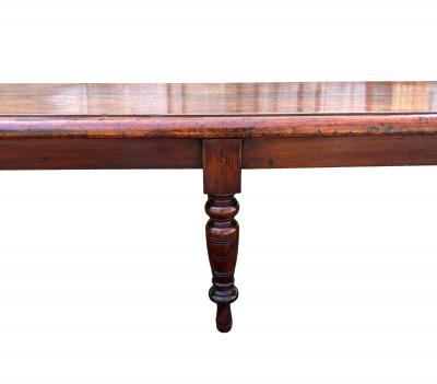 English Aesthetic Movement Mahogany Hall Bench