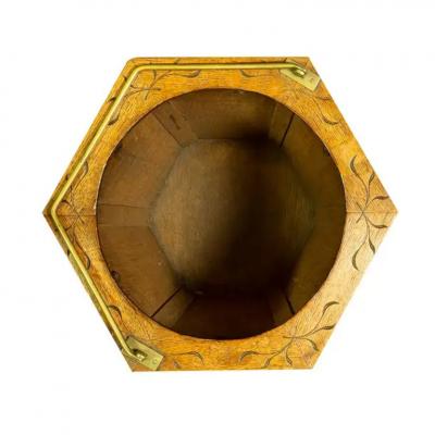 English Aesthetic Oak Bucket