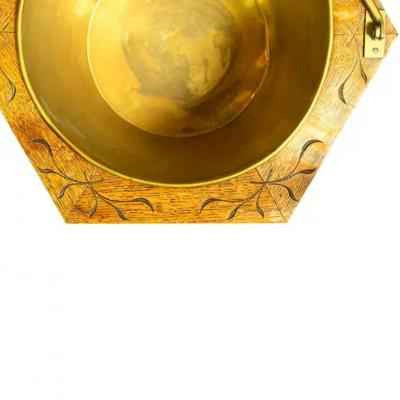 English Aesthetic Oak Bucket