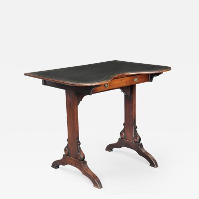 English Antique Kidney Shaped Writing Table