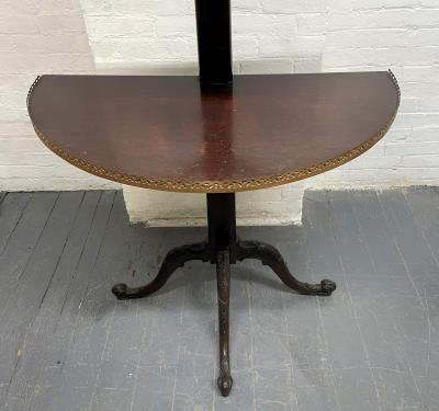 English Antique Mahogany tag re