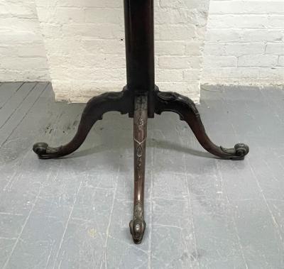 English Antique Mahogany tag re