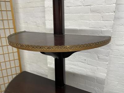 English Antique Mahogany tag re