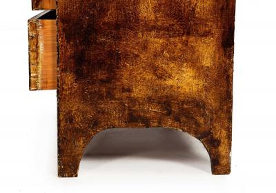 English Antique Mid 19th Century Three Drawer Glazed Chest of Drawers