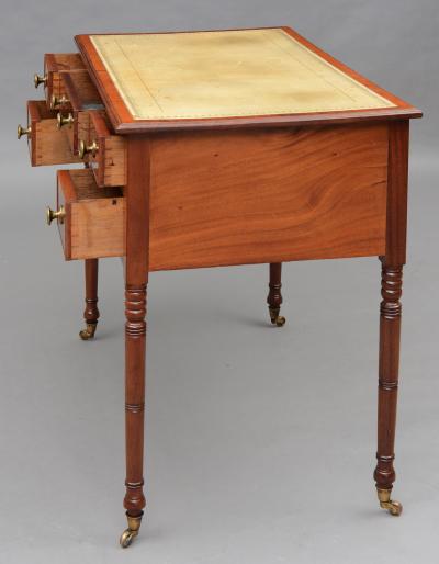 English Antique Regency Mahogany Ladies Writing Desk