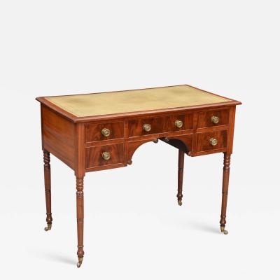 English Antique Regency Mahogany Ladies Writing Desk