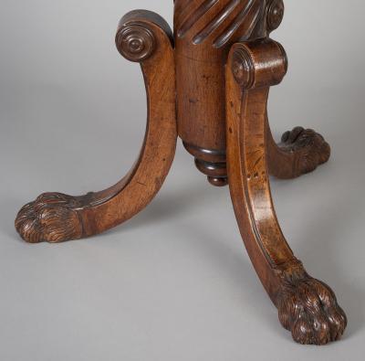 English Antique Regency Revolving Piano Stool