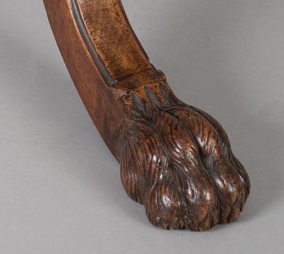 English Antique Regency Revolving Piano Stool