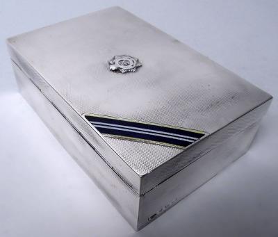 English Art Deco Box Commemorating Royal Army Service Corps 1933