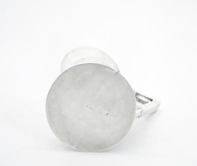 English Art Deco Period Silver Plate Water Jug or Chocolate Pot