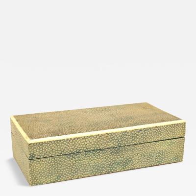 English Art Deco Shagreen Box