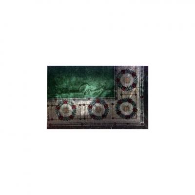 English Arts Crafts Green Table Cover