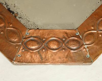 English Arts Crafts Mirror