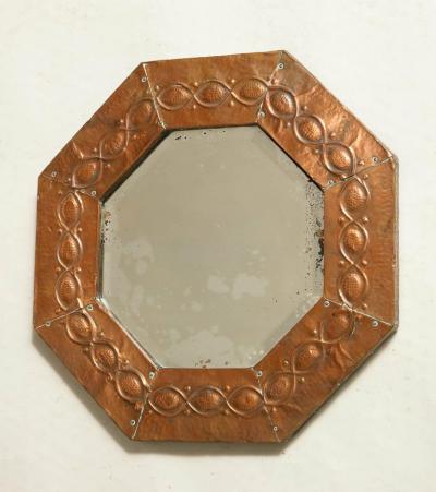 English Arts Crafts Mirror