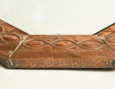 English Arts Crafts Mirror