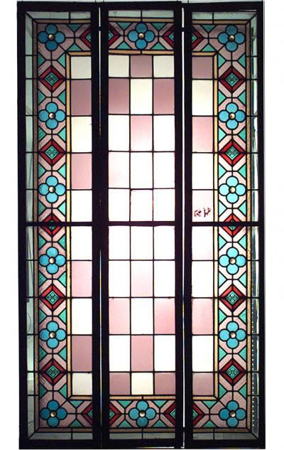 English Arts Crafts Stained Glass Windows