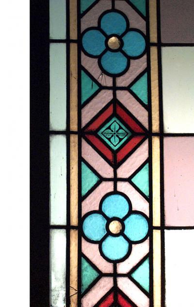 English Arts Crafts Stained Glass Windows