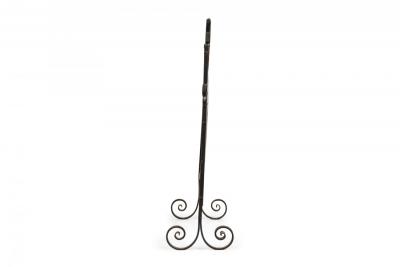 English Arts Crafts Style Wrought Iron and Pressed Copper Fire Screen