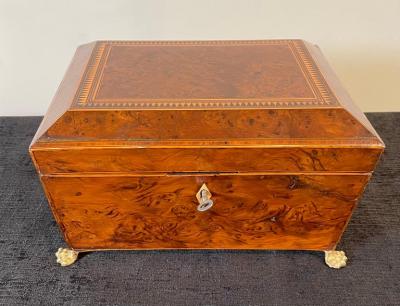 English Birdseye Maple Sewing Box