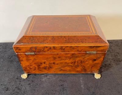 English Birdseye Maple Sewing Box