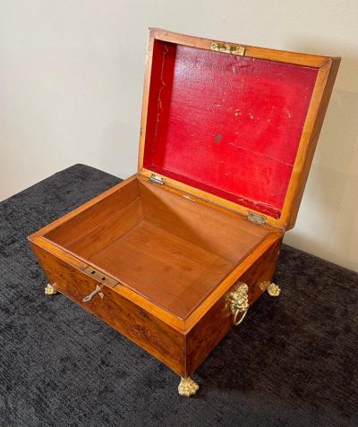 English Birdseye Maple Sewing Box