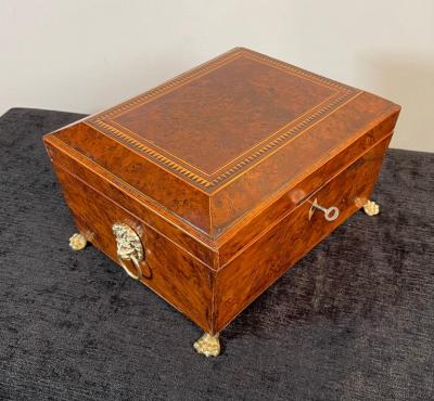 English Birdseye Maple Sewing Box