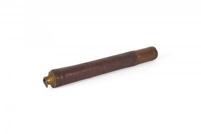 English Brass Leather Hand Held Telescope