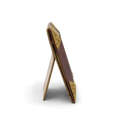 English Brown Crocodile Picture Frame