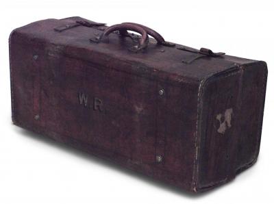 English Brown Leather Valise