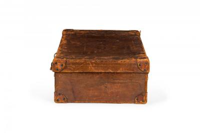 English Brown Leather Valise
