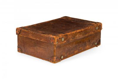 English Brown Leather Valise