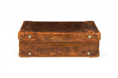 English Brown Leather Valise