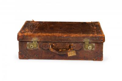 English Brown Leather Valise