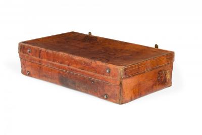 English Brown Leather Valise