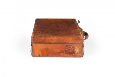 English Brown Leather Valise