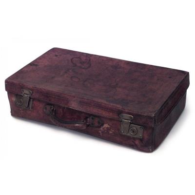 English Brown Leather Valise