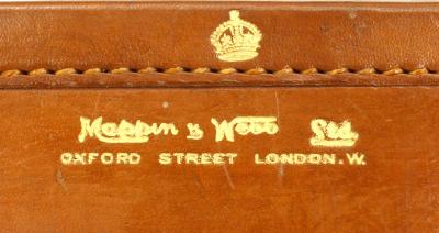 English Brown Leather Valise