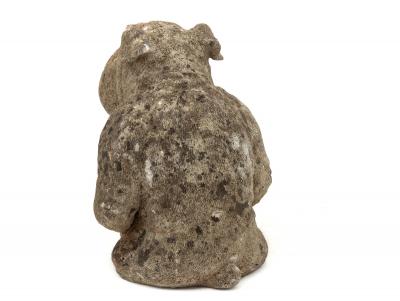 English Bulldog Garden Statue English Mid 20th C 