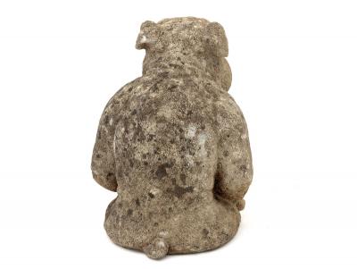 English Bulldog Garden Statue English Mid 20th C 