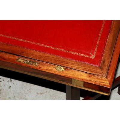 English Campaign Lap Desk on Stand