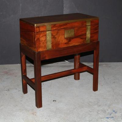 English Campaign Lap Desk on Stand