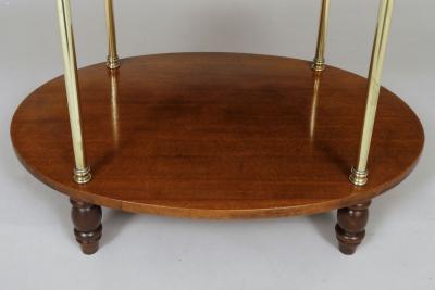 English Campaign Three Tier Stand or Side Table