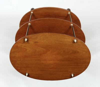 English Campaign Three Tier Stand or Side Table