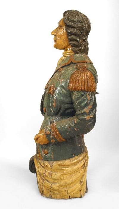 English Carved Figurehead of Lord Nelson