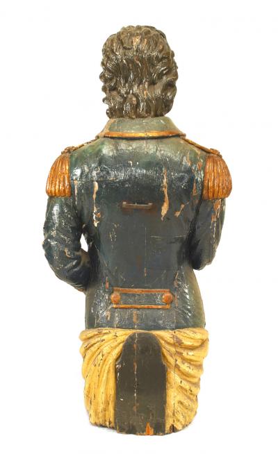 English Carved Figurehead of Lord Nelson