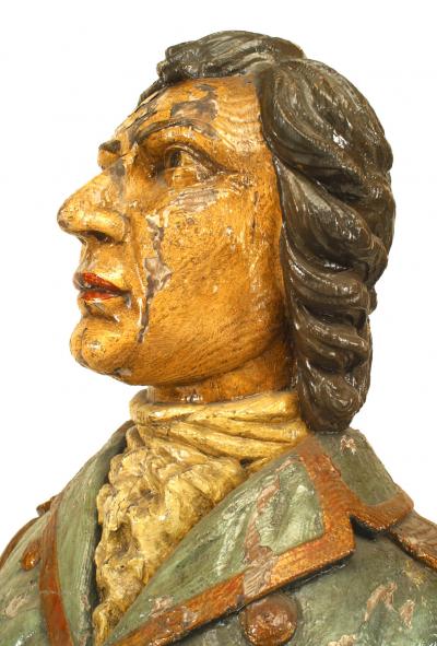 English Carved Figurehead of Lord Nelson