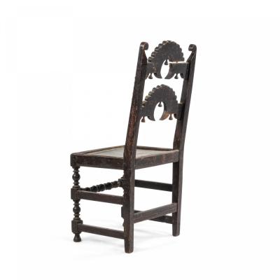 English Charles II Derbyshire Side Chair