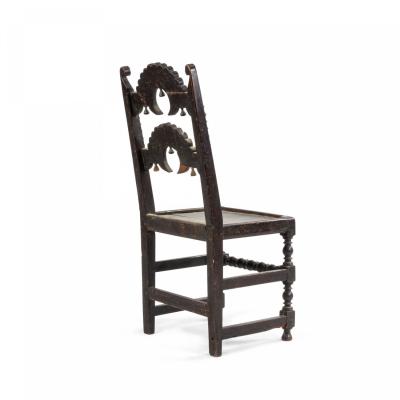 English Charles II Derbyshire Side Chair