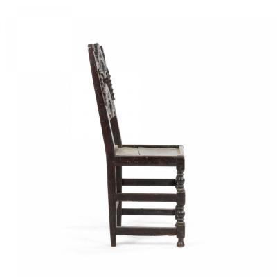 English Charles II Derbyshire Side Chair