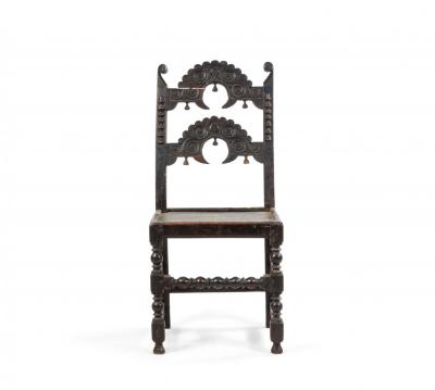 English Charles II Derbyshire Side Chair